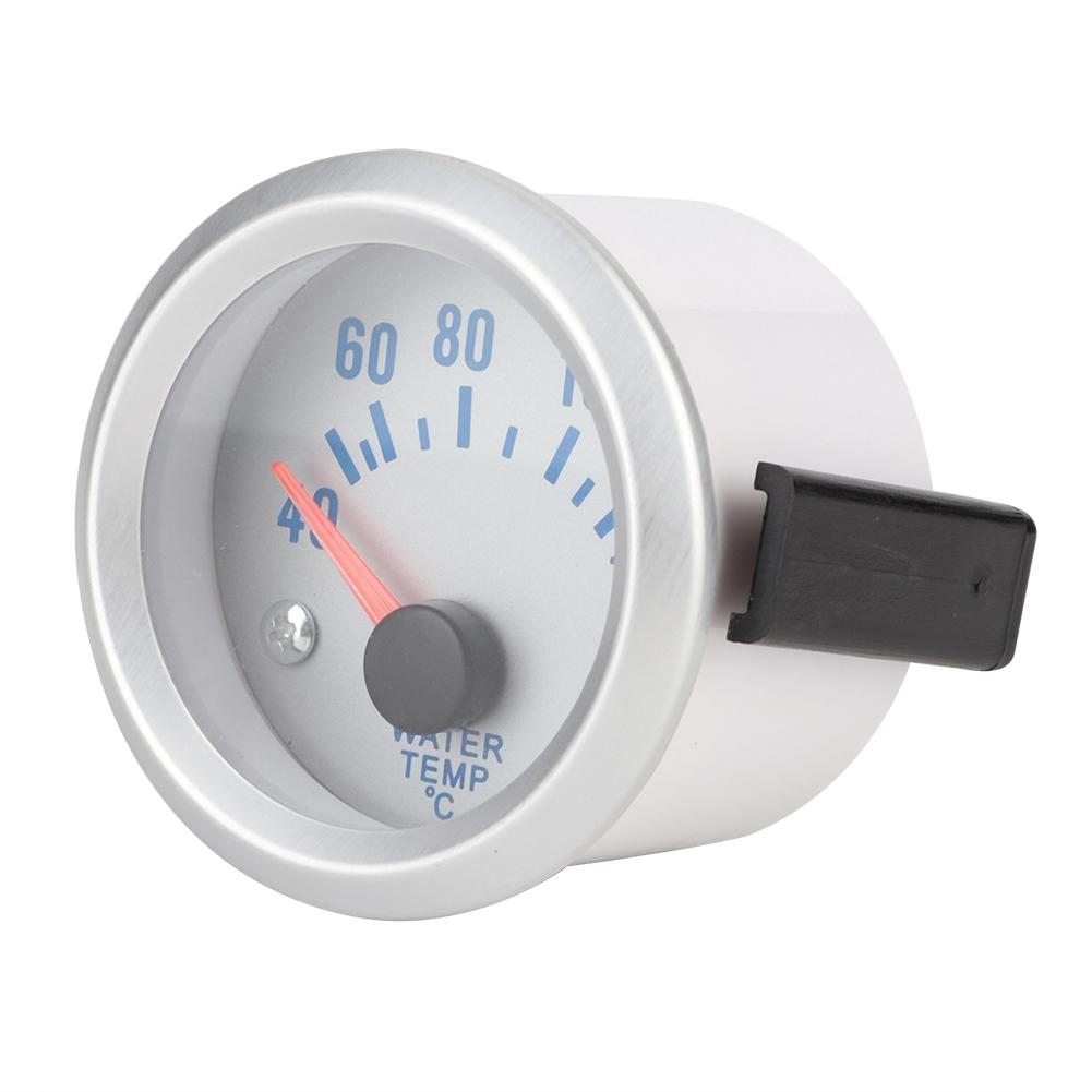 52mm 2 Universal Car Motor Digital Blue LED Water Temp Temperature Gauge 40 120 celsius Range