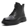 The First Layer of Cowhide Martin Boots Men's Autumn and Winter Velvet Warm Men's Boots Tooling Trend Leather Men's Leather Boots Explosion