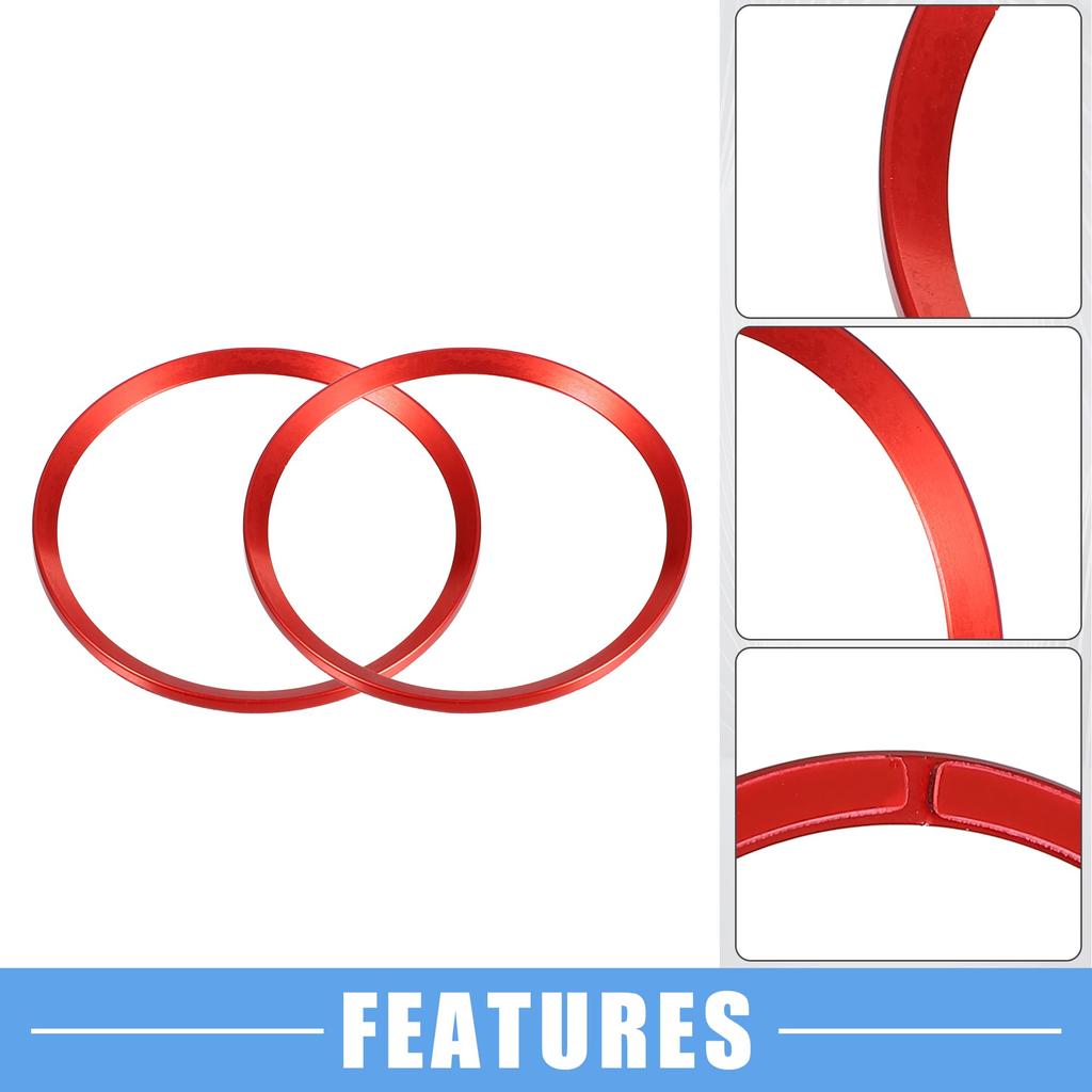 A ABSOPRO Wheel Hub Center Covering Decorative Trim Compatible with