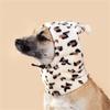 Small Dog Plush Cap for Halloween with Leopard Print Pet Birthday Party Props Hat Dogs Adjustable Strap Pullover Hat