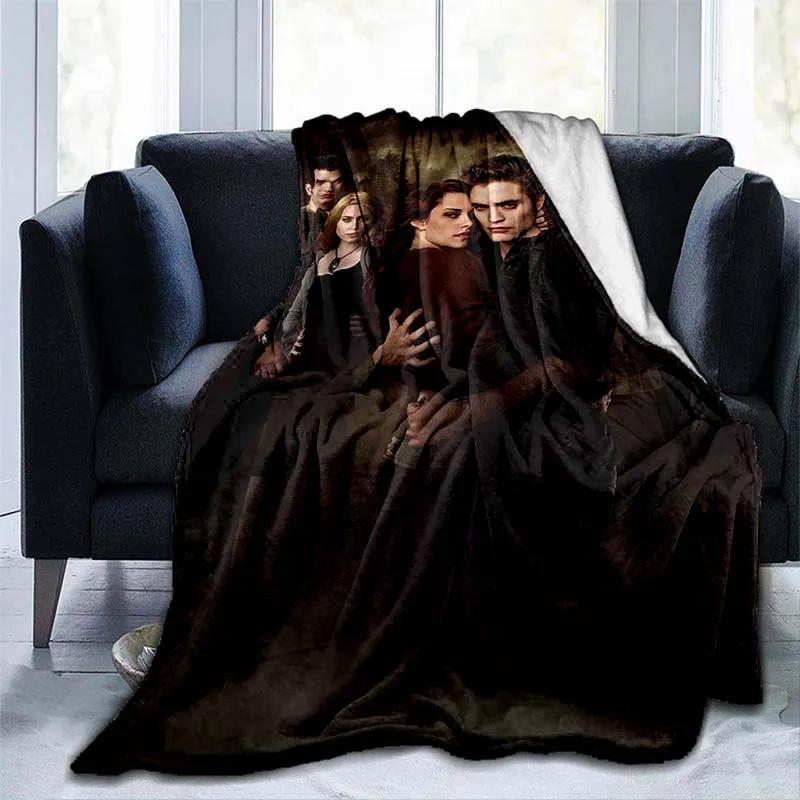 Twilight 3D printed blanket children's warm blanket soft and comfortable home travel portable blanket birthday gift blankets