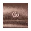 Gucci GG Marmont Two-Tone Crystal Mini Leather Wallet Women wallet Champagne 854640-AAFV2-7741