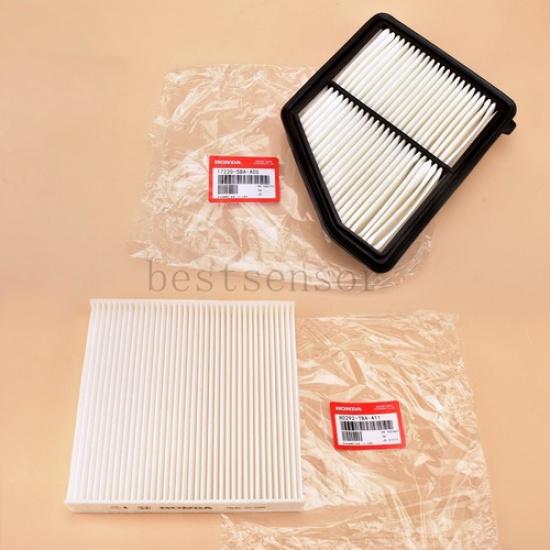 Pack of 2 Genuine Engine Air Filter and Cabin Filter Kit for Honda CIVIC 16-21