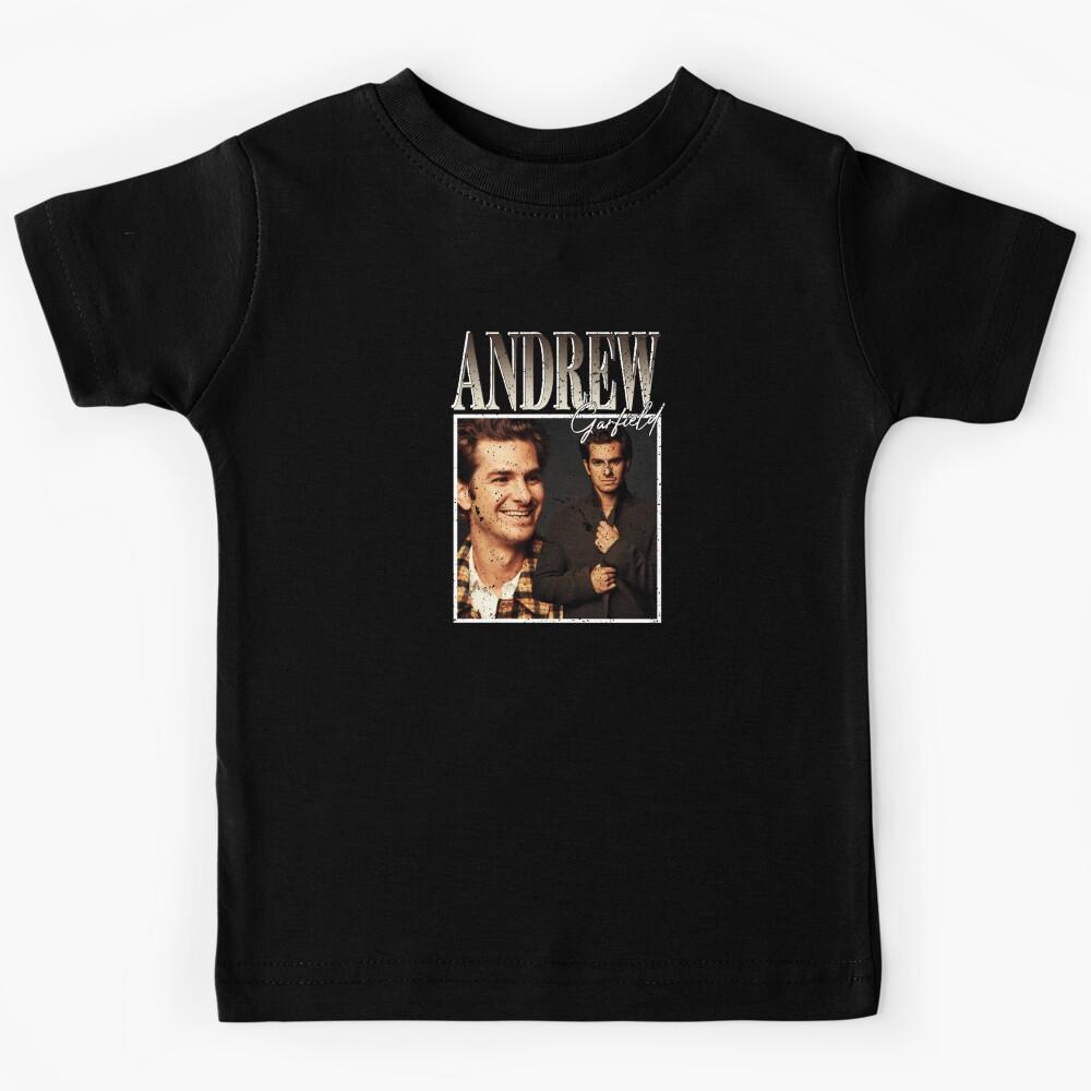 Andrew Garfield Classic Portrait Collage Vintage Style Kids T-Shirt 160