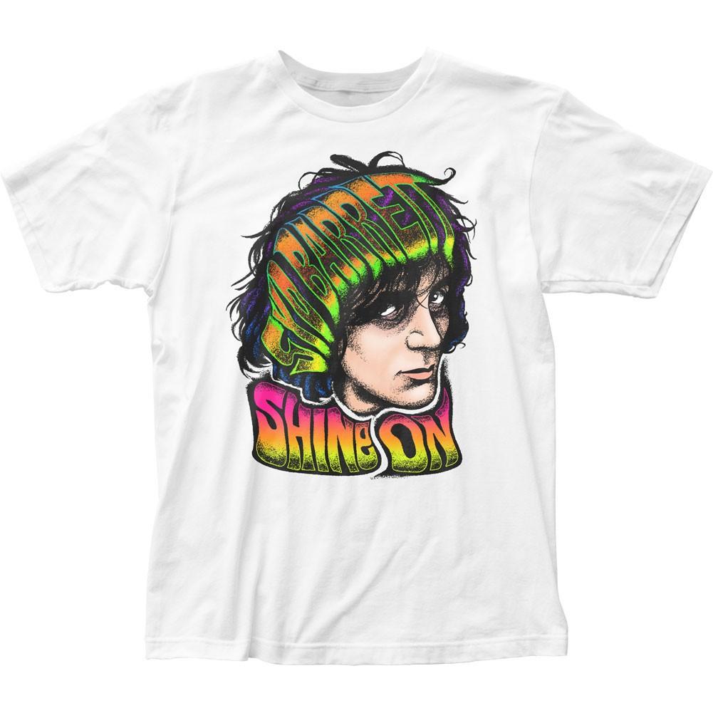 Men s Syd Barrett Shine On Slim Fit T-shirt Medium White XXL