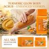 Turmeric Body Glow Scrub Natural Exfoliating Cream with Turmeric Extract and Moisturizing Ingredients for Smooth Skin 200g