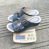 Large size wedge slippers women's summer new hollow belt buckle light outer wear casual sandals women