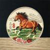 1Pc 40mm Metal Collection 2026 Chinese New Year Souvenir Coins Lucky Animal Horse Collectible Coins Gold Silver Challenge Coin