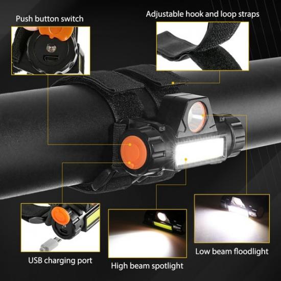 Roll Bar Mount Dome Light LED Light For UTV ATV Polaris RZR Golf Cart Universal