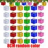 6/30PCS Large Christmas Foam Boxes Xmas Tree Colorful Square Hanging Gift Boxes DIY Christmas New Year Party Ornament Supplies