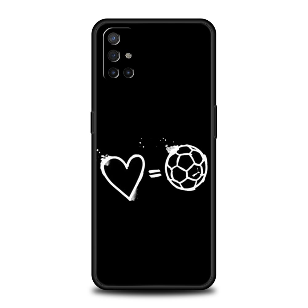 Soccer Heartbeat Phone Case For OnePlus 15 13 12 11 10 9 8 15T 13T 10T 7T Pro 13R 12R 9RT 8T Nord 4 N10 2T CE 2 3 5G Cover