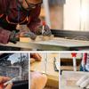 Silver Automatic Spring Loaded Center Punch Glass Breaker Window Puncher Drill Bit Center Punch Eyelet