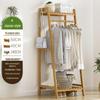 Freestanding Solid Wood Clothes Rack and Hanger