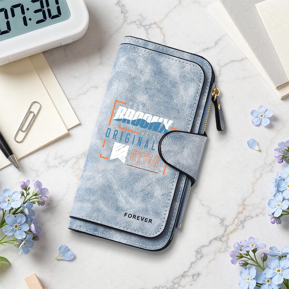 Stylish Long Wallet Large Capacity Multi Card Slot Fashion Portable Purse