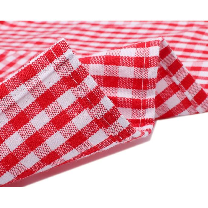 Jennice House Kids Aprons - Children's Artists Pure Cotton Gingham Apron With Pocket and Adjustable Neck Strap, Painting and Baby Chef Party Apron