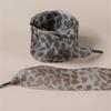 1 Pair Leopard Print Sheer Gauze Shoe Laces for Women Casual Shoes Sneakers 4CM Width Decorative Shoelaces Shoestrings