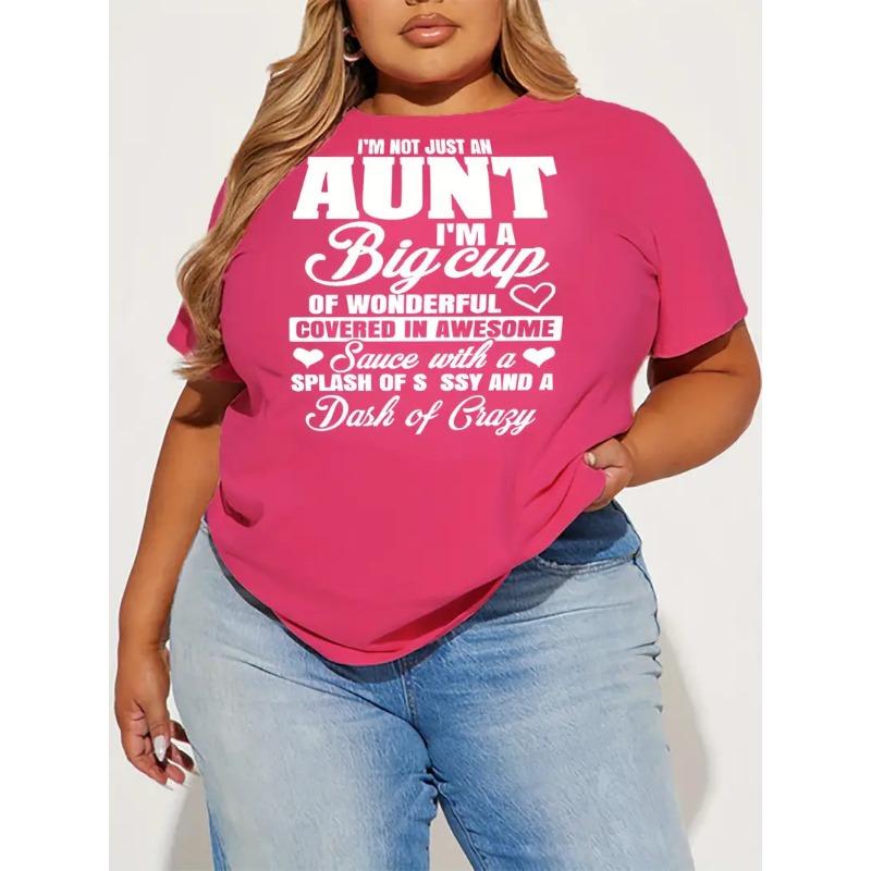 Spring Summer Letter 3D Printing Niche Design Short Sleeved T-shirt Women Casual Loose Plus Size Tops