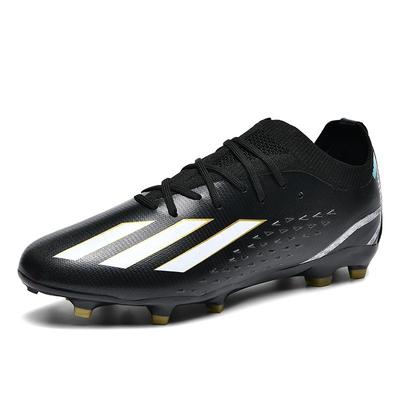 Fliegende gewebte Fußballschuhe Herren Niedrig geschnitten Serie Jugend Lange Nägel Gebrochene Nägel Rasen Indoor und Outdoor Trainings-Sportschuhe