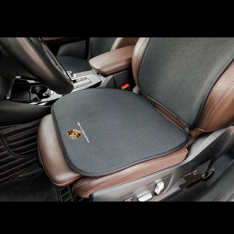 Funda de Cojín para Asiento de Coche Almohadilla para Respaldo Esterilla Protectora Para Porsche Panamera Taycan 911 718 Macan Cayenne Boxster Cayman 918 Pajun