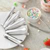 6PCS Mini Small Tiny Tongs, 4.25Inch Kitchen Metal Stainless Steel Small Tongs for Serving Food, Ice, Salad, Toaster, Desserts, Appetizers and