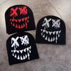 Venom Knit Pattern Beanie Cap With Warmth Trendy Design Hat For Winter Gift
