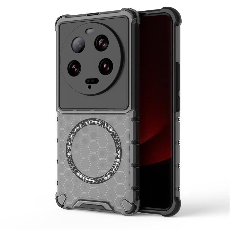 Universal Honeycomb Magnetic Case for Redmi K60 Extreme/Xiaomi 15T Pro - Heat Dissipation & Anti-Fall Protection