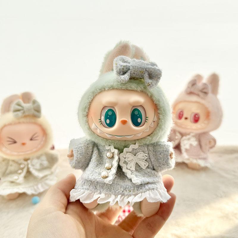1set (clothing Only) First and Second Generation Labubu Clothing Pendant Labubu Doll Clothing Classic Small Fragrant Skirt Set