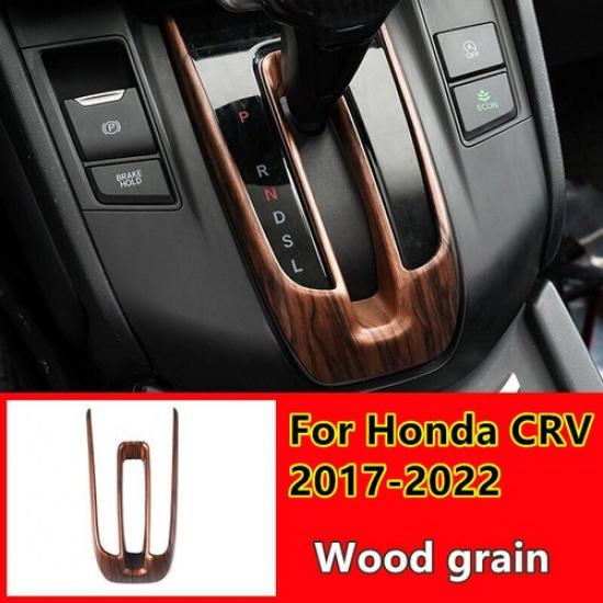Накладка на панель переключения передач, цвет под дерево, наклейки для Honda CRV CR-V 2017-
