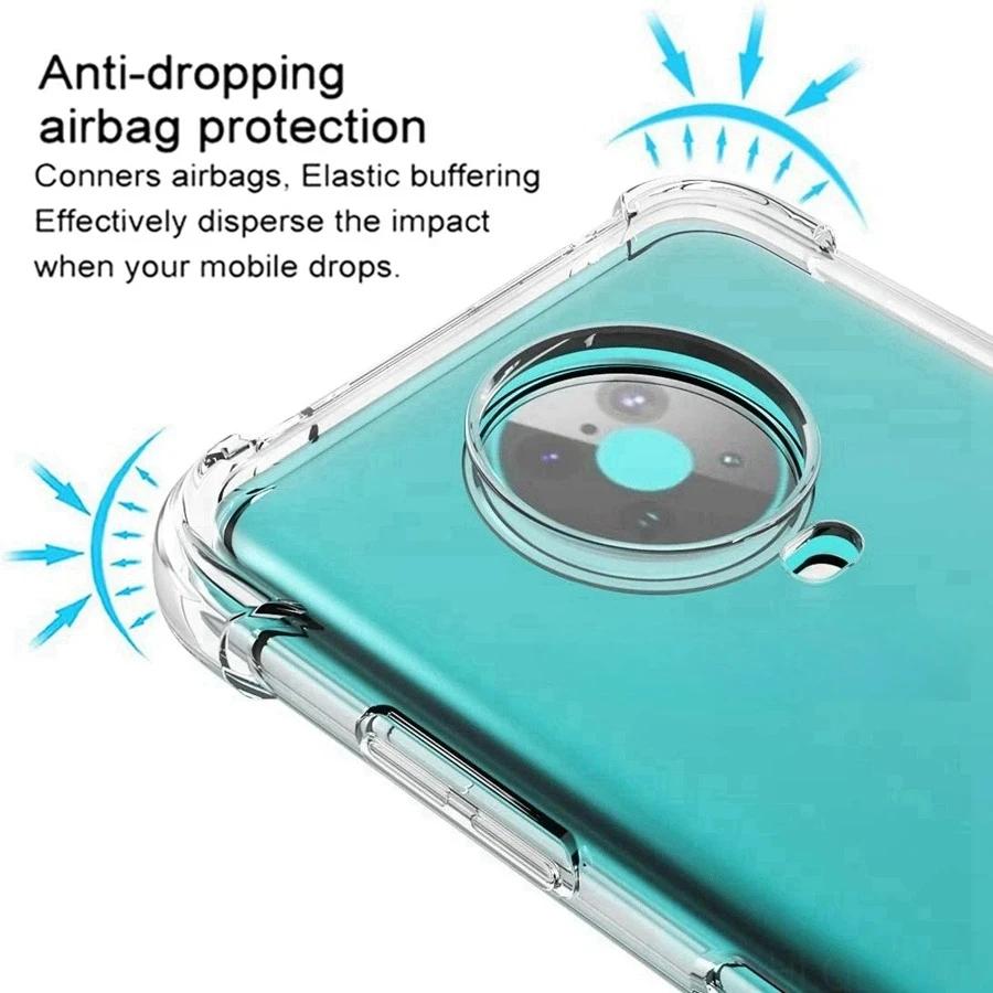 EUCAGR Shockproof TPU Case For Nokia G50 G10 G20 G21 X10 X20 XR20 XR21 C30 C21 Plus G60 X30 5G G42 C10 C12 C32 C22 G22 Cover