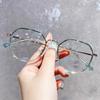 Finished Myopia Glasse Women With Minus Degree Round Nearsighted Eyewear Diopter -0.5 -0.75 -1.25 -1.5 -2.0 -2.5 -3.0 To -6