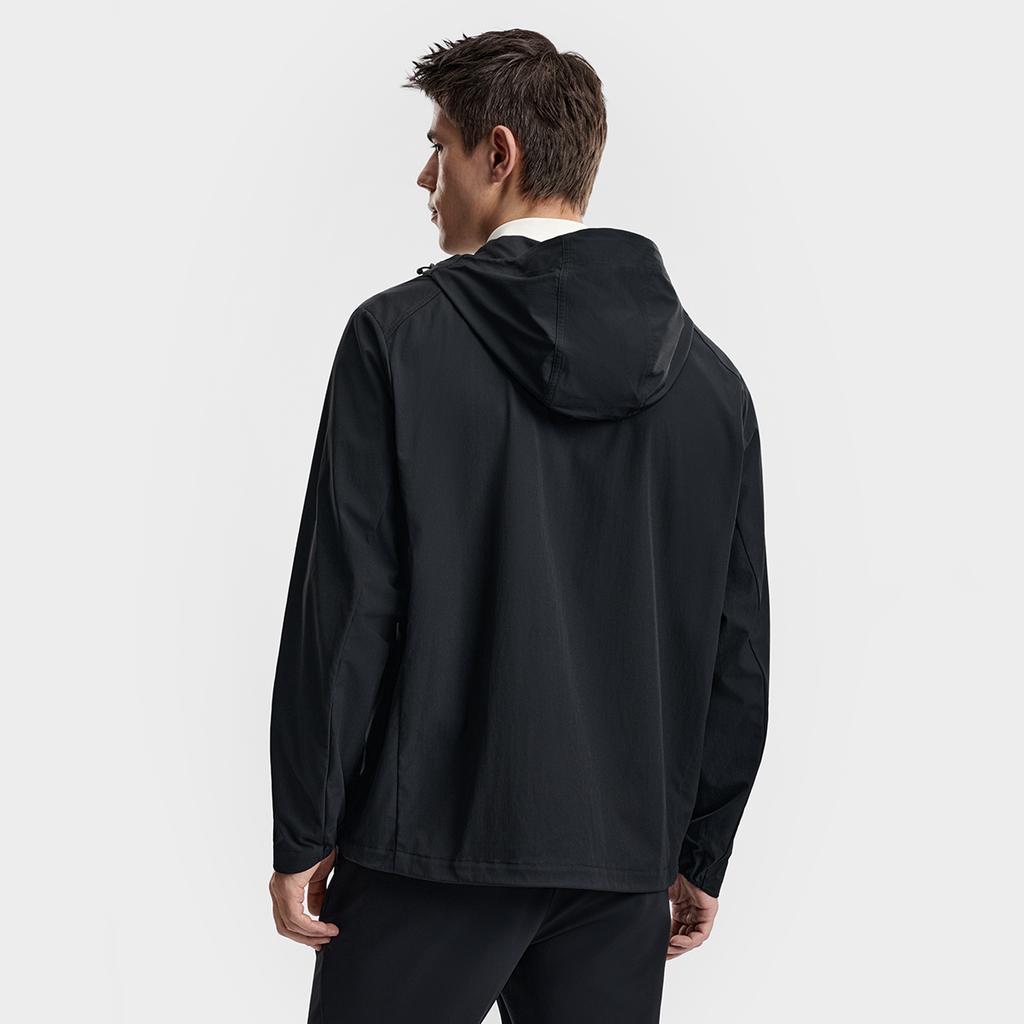 FILA Fitness Series Simple Sports Training Casual Hooded Jacket Men jackets Black A51M611701FBK