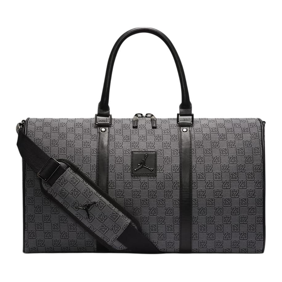 Jordan Monogram Large Capacity Zipper Checkerboard Print Polyester Travel Bag Unisex Travel Bag FJ6787-070 Dark Smoke Gray