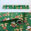 Weihnachtsgeschenkpapier 16ft/33ft Rentier Weihnachtsmann Geschenkpapier Weihnachtsglocke Verpackung