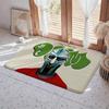 M MF DOOMS Rapper Floor Mat Eco  Flannel Doormat Non Slip Odorless Indoor Floor Rug Soft Short Plush Home Mat