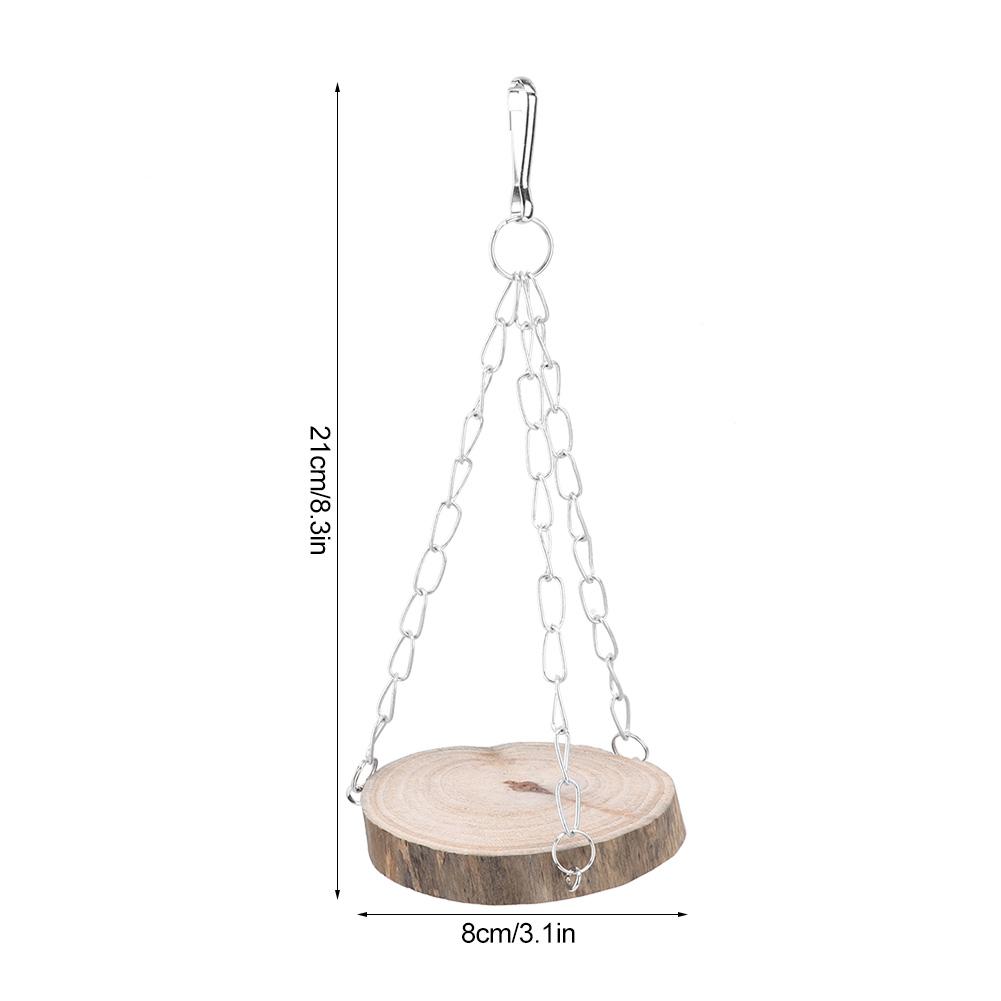 Wooden Small Pet Hammock Hanging Bed Swing Safe Toy for Hamster Bird ParrotS