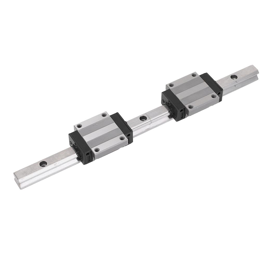 HGR15 Linear Rail, Bearing Steel Linear Rail with 2Pcs HGH15CA Slider Blocks for CNC Machine, Automation Equipment, Robot, Equipment Parts, Smoo