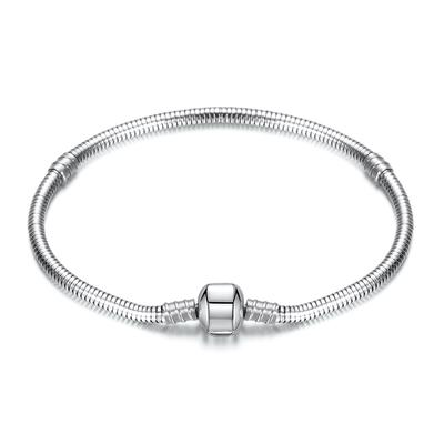 Charm Bracelet Snake Chain Fit Basic Bracelets for Fashion Women Beads DIY Jewelry Accessories Gifts