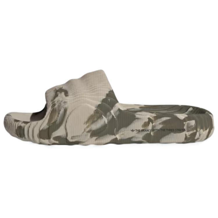 adidas Adilette 22 Slide Wonder Beige Olive Strata Men s IG5918 EU 46