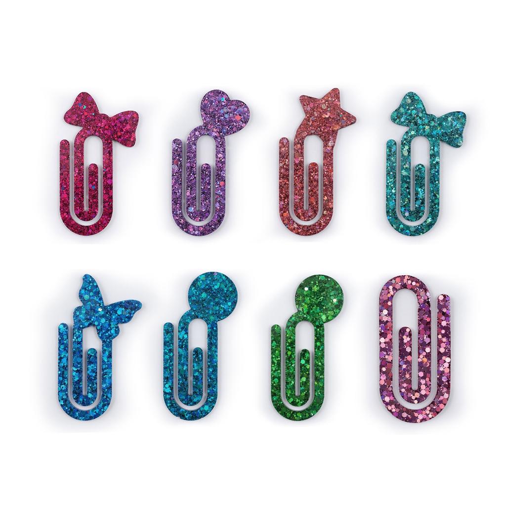 Earrings Molds Resin Craft Moulds Paper Clip Shape Pendant Molds Unique Keychain Molds Jewelry Making Accessories