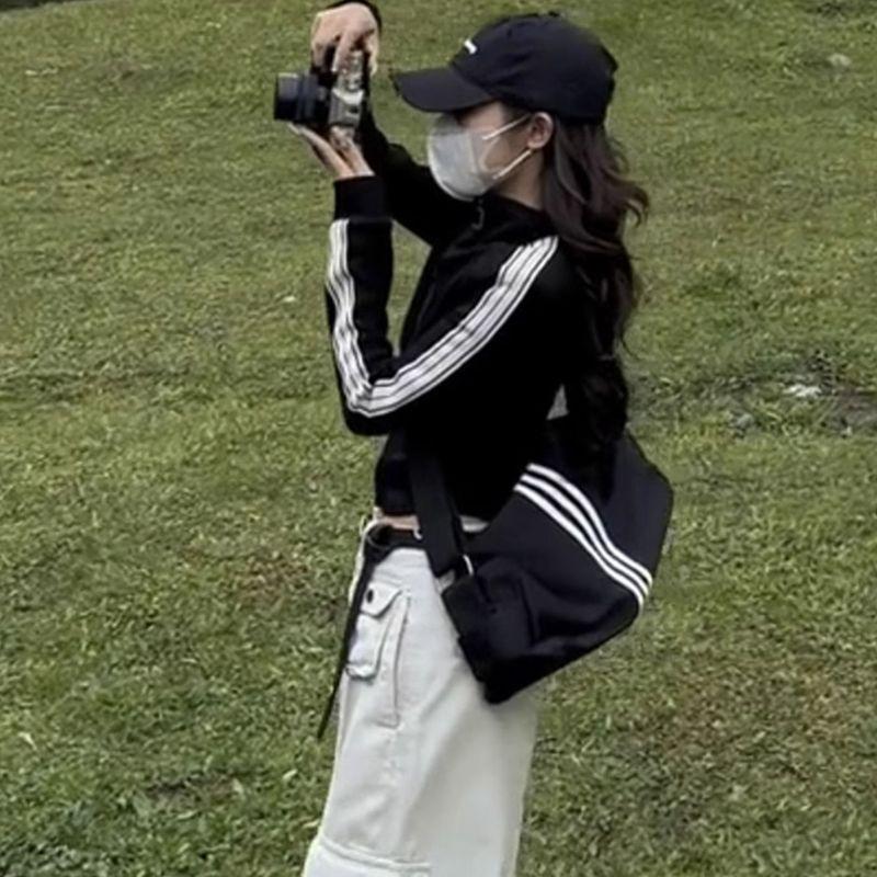 

Casual Class Work Clothing Wide Shoulder Strap Women s Bag Black plus purchase and delivery badge