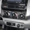Soft Carbon Fiber Car Center Control Air Conditioning Adjustable Trim Sequins Stickers Trim Fit For Toyota Tacoma 2006 2007 2008 2009 2010 2011 2012