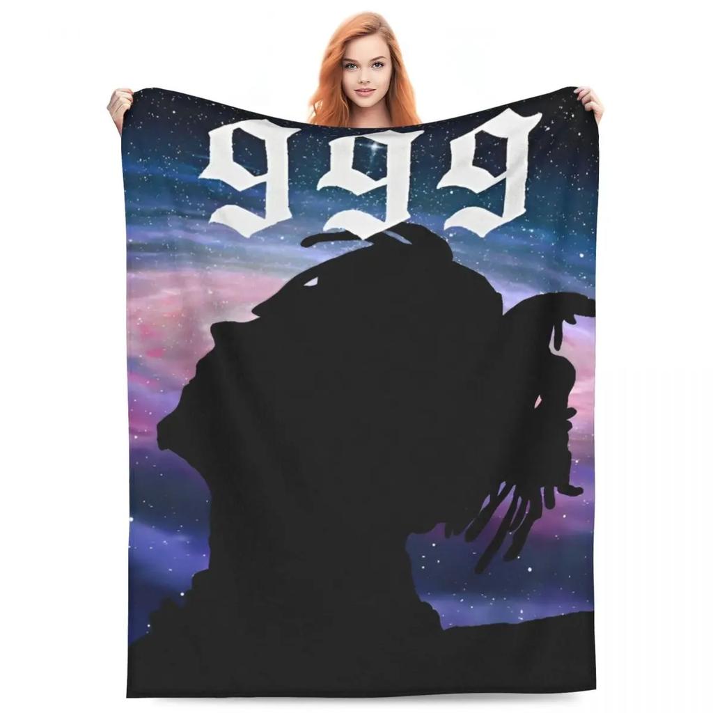 Juice Music Wrld Fuzzy Blankets The Party Never Ends  Funny Throw Blanket for Sofa Bedding Lounge 200x150cm