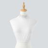 New Premium Modal Cotton False Collar with Rhinestone Detachable Islamic Turtleneck Collar Muslim Women Ramadan Eid Collar