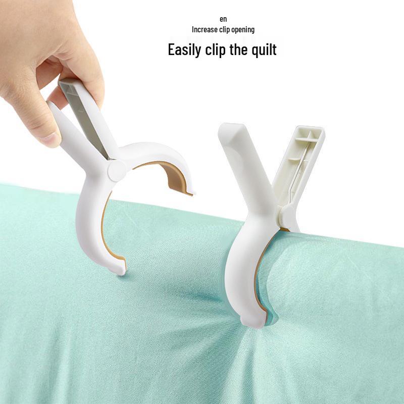 Windproof Clothes Pegs and Quilt Clips - Traceless, Strong, for Drying Clothes, Quilts, and Socks.