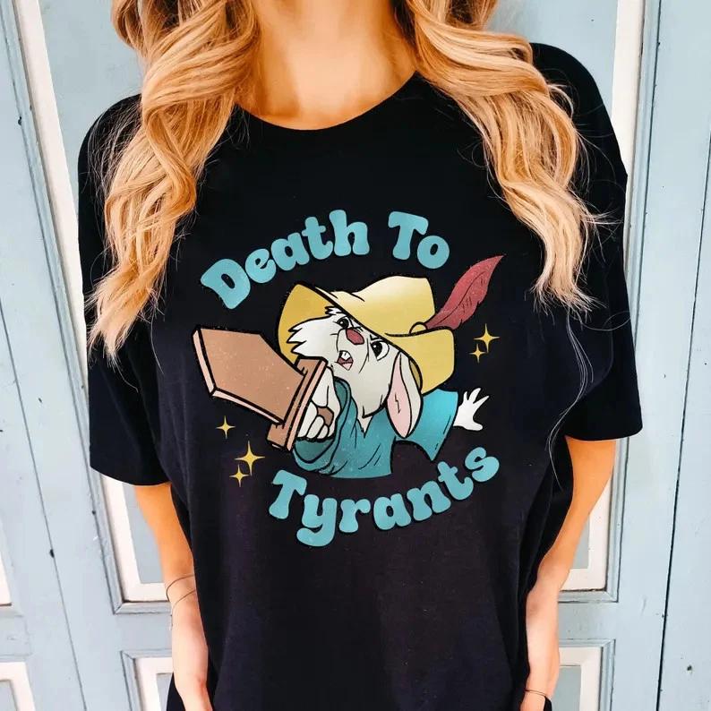 Skippy Rabbit Death To Tyrants TShirt Skippy Rabbit S