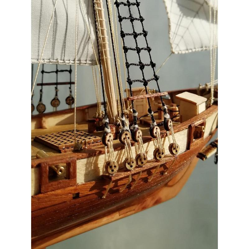 1 Satz Holzbausatz Harvey Klassisches Westernschiff Abdeckung Bausatz