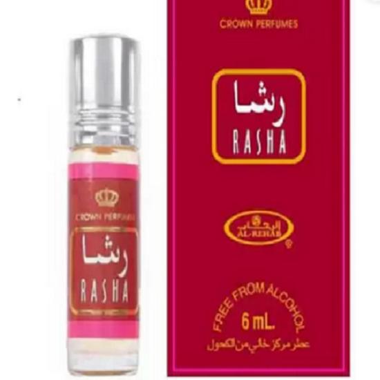 

Al Rehab Rasha Perfume RollOn For Unisex Each 6ml Set Of 6 ZNG746