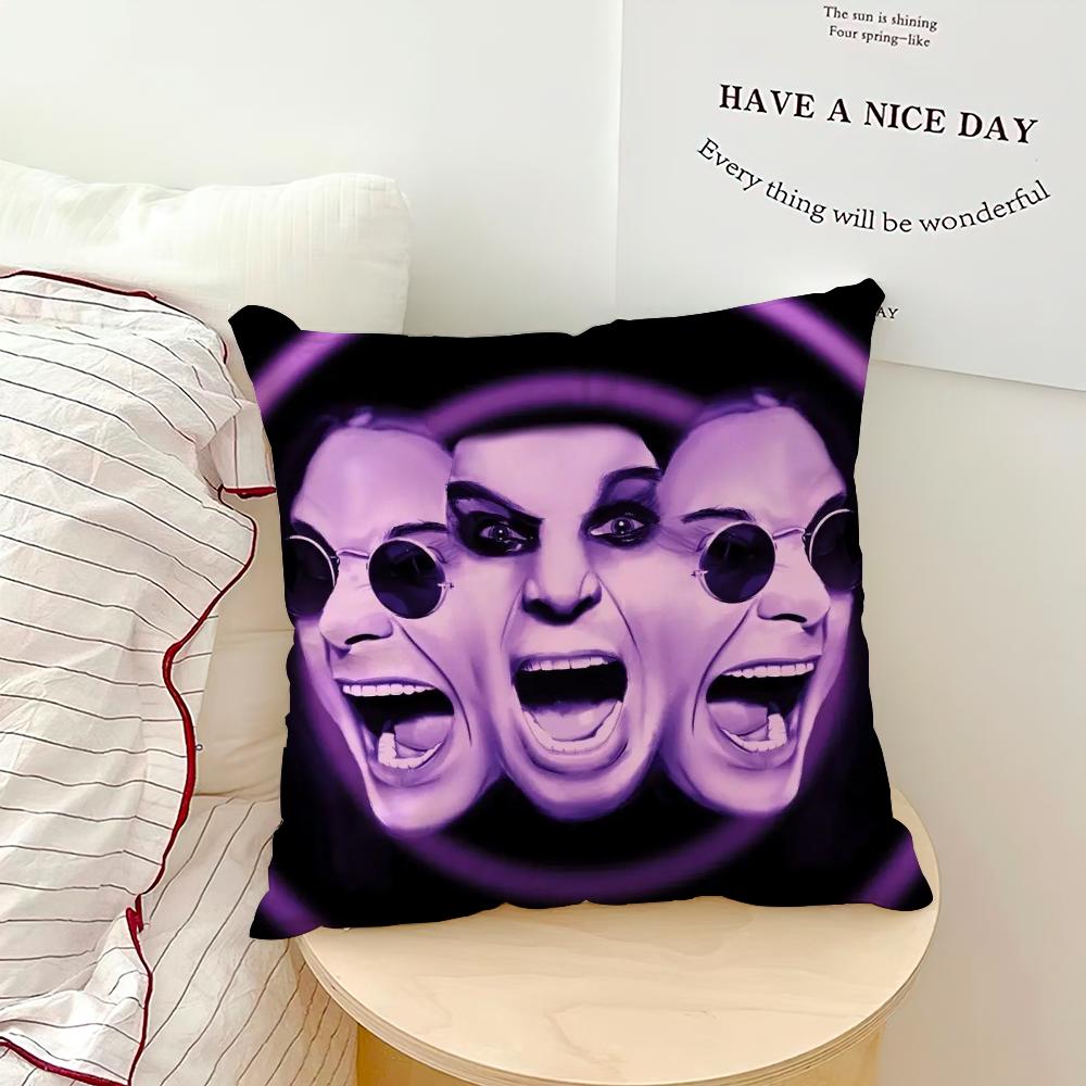 Classic Singer Ozzy O-Osbourne Cool cushion cover Soft Cushion Cases for Farmhouse Sofa Decor Home Decorations and Protector