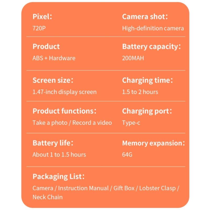 Retro Style Flip Screen Camera Featuring Builts in Filters Easy Operation for Student Photography Enthusiasts Camcorder