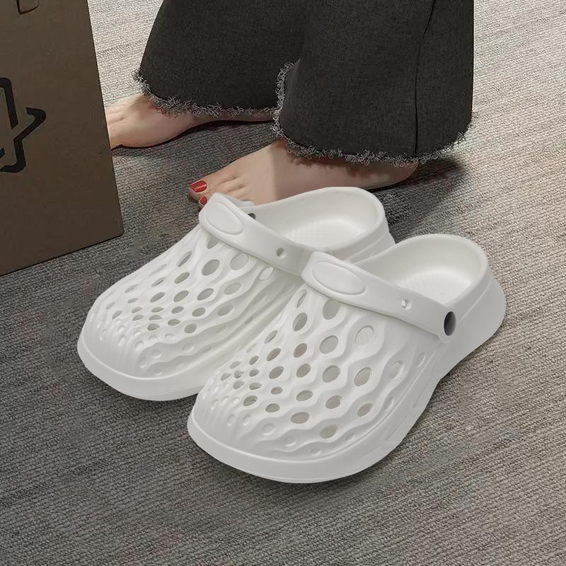 Sommer Crocs Sko Herre- og Damesport Utendørs Mote Sklisikre Par Sandaler og Tøfler